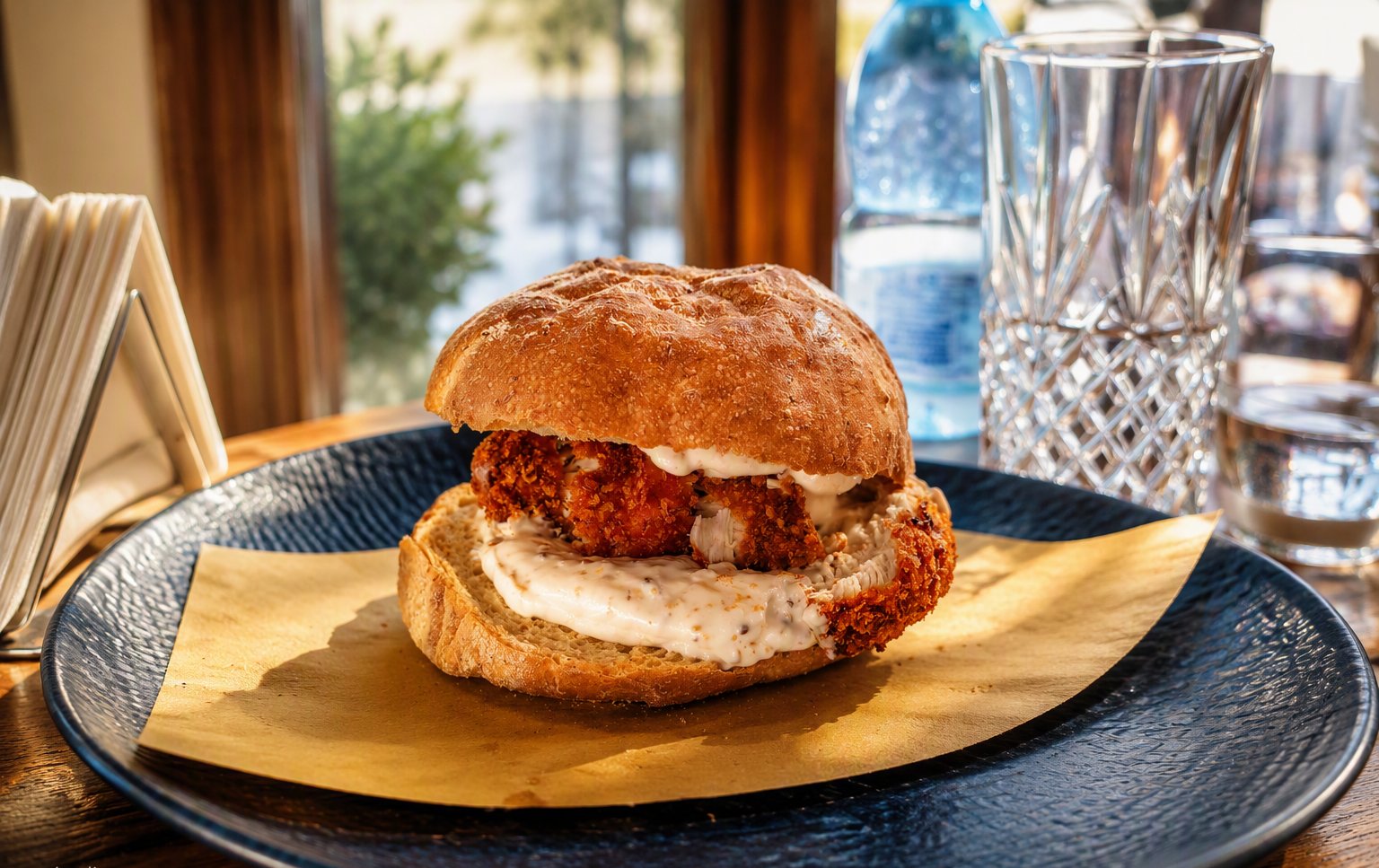 Panino con pollo
